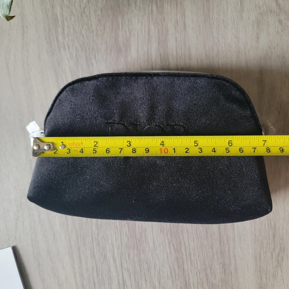 Flash Sale🎉 Authentic Dior Black Velvet Cosmetic Pouch